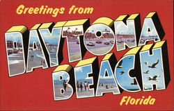 Greetings from Daytona Beach Postcard