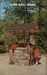 Wishing Well, John Ball Park Grand Rapids, MI Postcard Postcard Postcard