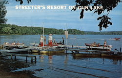 Streeter's Resort on Gun Lake Middleville, MI Postcard Postcard Postcard