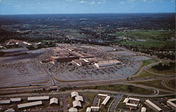 Air View of Northshore Shopping Center Postcard