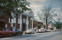 Looking North on Main Street from Corner of Punchard Avenue Postcard