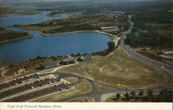 Cape Cod National Seashore - Aerial View, Visitors Center Postcard
