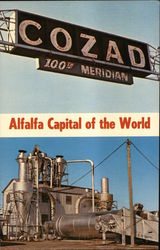 Cozad, Alfalfa Capital of the World Postcard