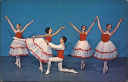 Class in Ballet Postcard