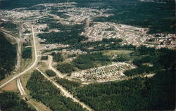 Aerial View of Town Atikokan, ON Canada Ontario Postcard Postcard Postcard