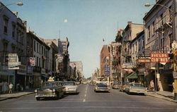 Looking East on Dundas Street Postcard