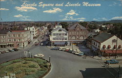 Lincoln Square and Lincoln Museum Gettysburg, PA Postcard Postcard Postcard