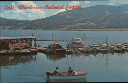 Lake Mendocino, Redwood Empire California Postcard Postcard Postcard
