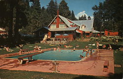 Long Barn Lodge California Postcard Postcard Postcard