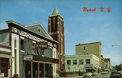 South Broadway Looking North Nyack, NY Postcard Postcard Postcard