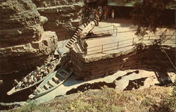 Start of Boat Ride, Table Rock Postcard