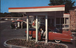 Presidents' City Motel Postcard