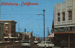 Railroad Avenue Pittsburg, CA Postcard Postcard Postcard