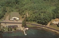 Aerial View of Little Cory Road Postcard