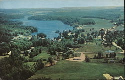 Aerial View Findley Lake, NY Postcard Postcard Postcard