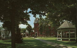 Courthouse Square Delhi, NY Postcard Postcard Postcard