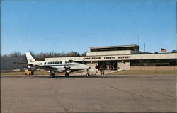 Chautauqua County Airport Jamestown, NY Postcard Postcard Postcard