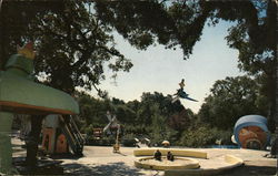 Mother Goose, Children's Fairyland Oakland, CA Postcard Postcard Postcard