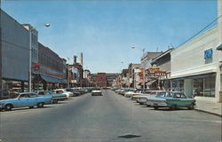 Main Street Endicott, NY Postcard Postcard Postcard