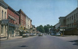 Main Street Wolcott, NY Postcard Postcard 
