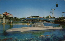 Submarine Ride Anaheim, CA Disney Postcard Postcard Postcard