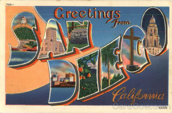 Greetings From San Diego California