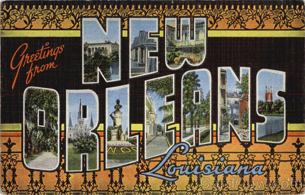 Greetings From New Orleans Louisiana Large Letter Greetings From New Orleans Louisiana Large Letter