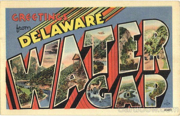 Greetings From Delaware Water Gap Pennsylvania