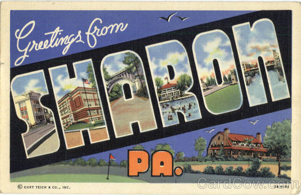 Greetings From Sharon Pennsylvania