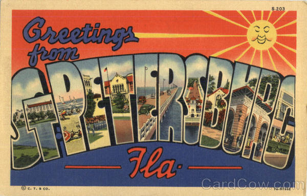 Greetings From St. Petersburg Florida