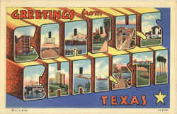 Greetings From Corpus Christi Texas Postcard Postcard