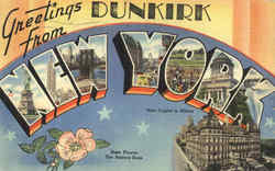 Greetings From New York Postcard