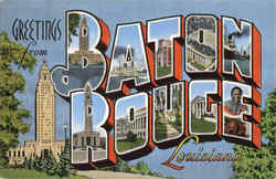 Greetings From Baton Rouge Louisiana Postcard Postcard