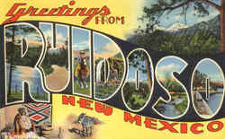 Greetings From Ruidoso New Mexico Postcard Postcard