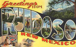 Greetings From Ruidoso Postcard