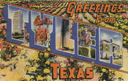Greetings From Tyler Texas Postcard Postcard