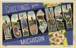 Greetings From Petoskey Michigan Postcard Postcard