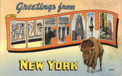 Greetings From Buffalo Postcard