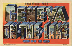 Greetings From Geneva On The Lake Ohio Postcard Postcard