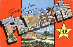 Greetings From Ft. Worth Fort Worth, TX Postcard Postcard