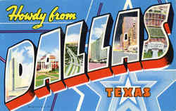 Howdy From Dallas Postcard