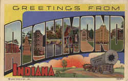 Greetings From Richmond Postcard