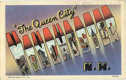 The Queen City Manchester Postcard