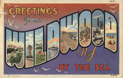 Greetings From Wildwood Postcard