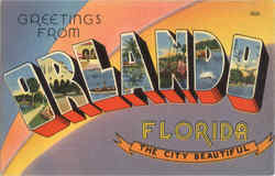 Greetings From Orlando Postcard