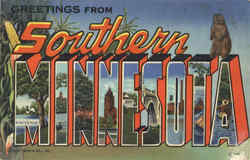 Greetings From Southern Minnesota Postcard Postcard