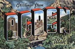Greetings Ogden Postcard