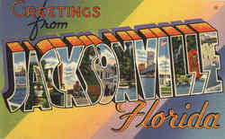 Greetings From Jacksonville Postcard