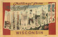 Greetings From Milwaukee Postcard