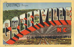 Greetings From Greenville Postcard